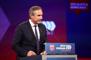 Christophe Rouillon at the PES Congress 2022 in Berlin
